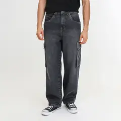 DENIMLAB - Jean Cargo Stitch Casual Hombre