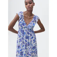 MANGO - Vestido Largo Casual Mujer