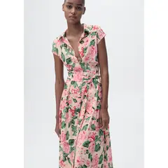 MANGO - Vestido Largo Casual Mujer