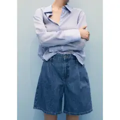 MANGO - Bermuda Casual Mujer