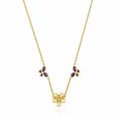 TOUS - Collar Daisy Flor 2 Amatista