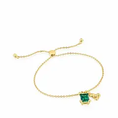 TOUS - Pulsera Bold Bear Esmeralda Oso 7mm