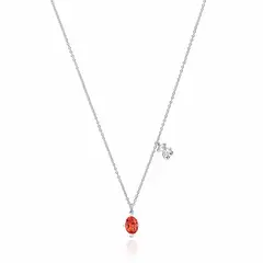 TOUS - Collar Zafiro Naranja Oso 7mm