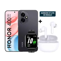 HONOR - Celular 400 12gb + 512gb Midnight Black + Watch 2i + X7 Lite