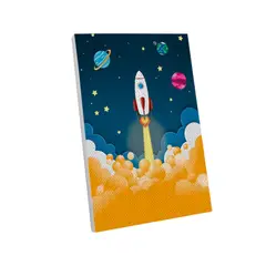 MAKA - Pintura Con Números Rocket Launch 20x30 Cm