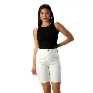 FORDAN JEANS - Bermuda C/secreta Bordada Cod3920