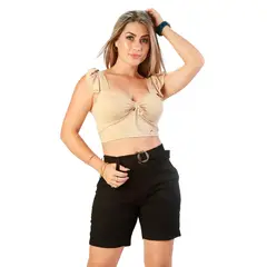 FORDAN JEANS - Torero C/elastico-cintura Cod3908