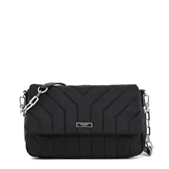 AMPHORA - Crossbody Armenia Negro Y Textura Mujer