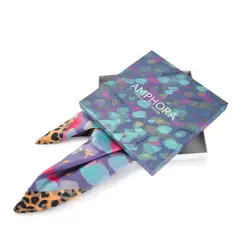 AMPHORA - Pañuelo Clio Azul Mujer