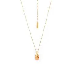 AMPHORA - Collar Gota Dorado Mujer Mujer