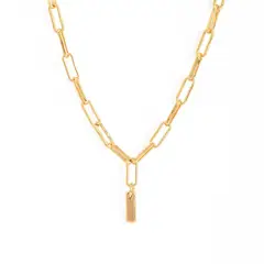 AMPHORA - Collar Inicial I Dorado Mujer Mujer