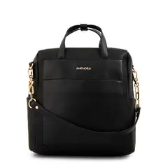 AMPHORA - Mochila Madrid Negro Mujer