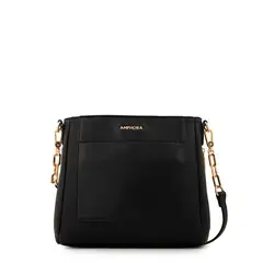 AMPHORA - Crossbody Madrid Negro Mujer