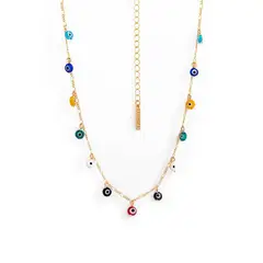 AMPHORA - Collar Ojo Dorado Mujer Mujer