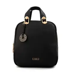 AMPHORA - Mochila Silvana Negro Mujer