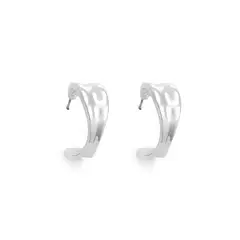 AMPHORA - Aretes Saira Plateado Mujer