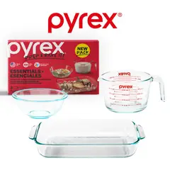 PYREX - Taper 1.5lt+taza 1lt+fte 2l