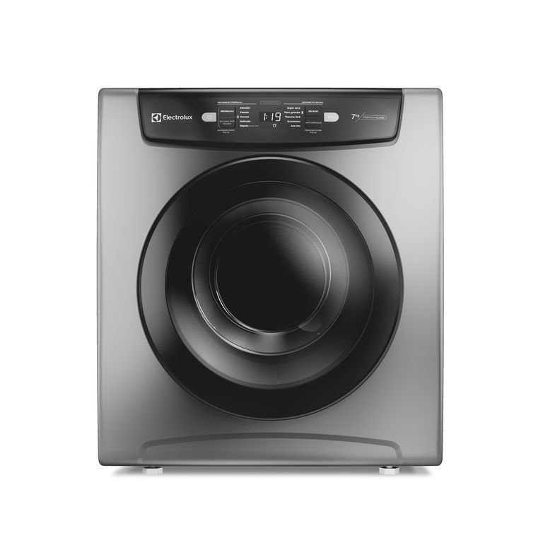Secadora de ropa de pared y piso 7kg Gris Premium Care con Time Control EDEJ07D2JSYG