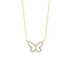 BALIQ - Collar Mariposa Oro 18k