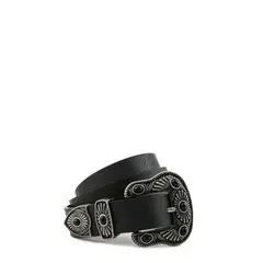 AMPHORA - Cinturón Pancarte Negro