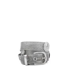 AMPHORA - Cinturón Leipzig Plateado