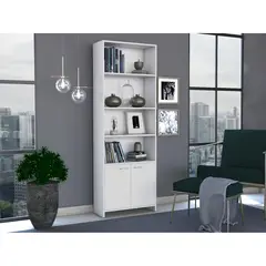 TUHOME - Biblioteca Eco 2 Puertas Blanc