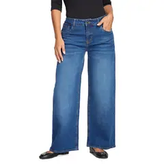 VRP BY VIVIANA RIVAS PLATA - Jean Wide Leg Tiro Medio Mujer Vrp By Vivina Rivas Plata