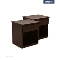 DRIMER - Pack Veladores Echo Marrón