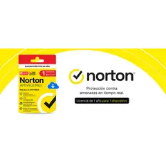 NORTON - Antivirus Plus 1 Dispositivo 2gb