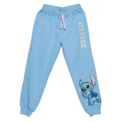 DISNEY - Pantalón Jogger Niña Algodón Stitch