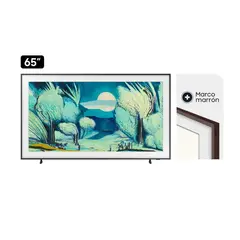SAMSUNG - Televisor 65" The Frame Ls03f Vision Ai Smart Tv (2025) + Marco Marrón