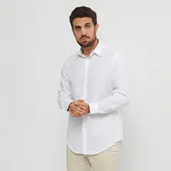 CALVIN KLEIN - Camisa 100% Algodón Casual Hombre
