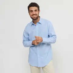 CALVIN KLEIN - Camisa 100% Algodón Casual Hombre