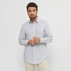 CALVIN KLEIN - Camisa 100% Algodón Casual Hombre