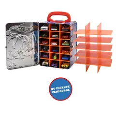 HOT WHEELS - Case Metálico Guarda 18 Autitos