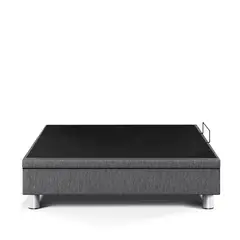 PARAISO - Base De Cama Boxet Deluxe 2 Plz Gris
