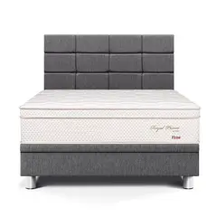 PARAISO - Dormitorio Boxet Royal Prince Firme Blocks 2 Plz + 2 Almohadas Viscoelásticas + 1 Protector