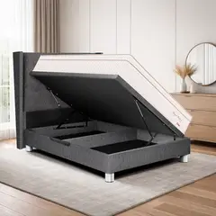 PARAISO - Dormitorio Boxet Royal Prince Firme Gold 2 Plz + 2 Almohadas Viscoelásticas