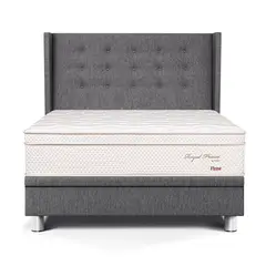 PARAISO - Dormitorio Boxet Royal Prince Firme Gold 2 Plz + 2 Almohadas Viscoelásticas + 1 Protector