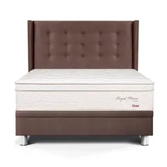 PARAISO - Dormitorio Boxet Royal Prince Firme Gold 2 Plz + 2 Almohadas Viscoelásticas + 1 Protector