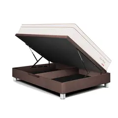 PARAISO - Cama Boxet Royal Prince Flexible 2 Plz + 2 Almohadas Viscoelásticas