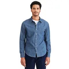 DOCKERS - Camisa 100% Algodón Regular Hombre