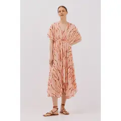 CORTEFIEL - Vestido Largo Casual Mujer