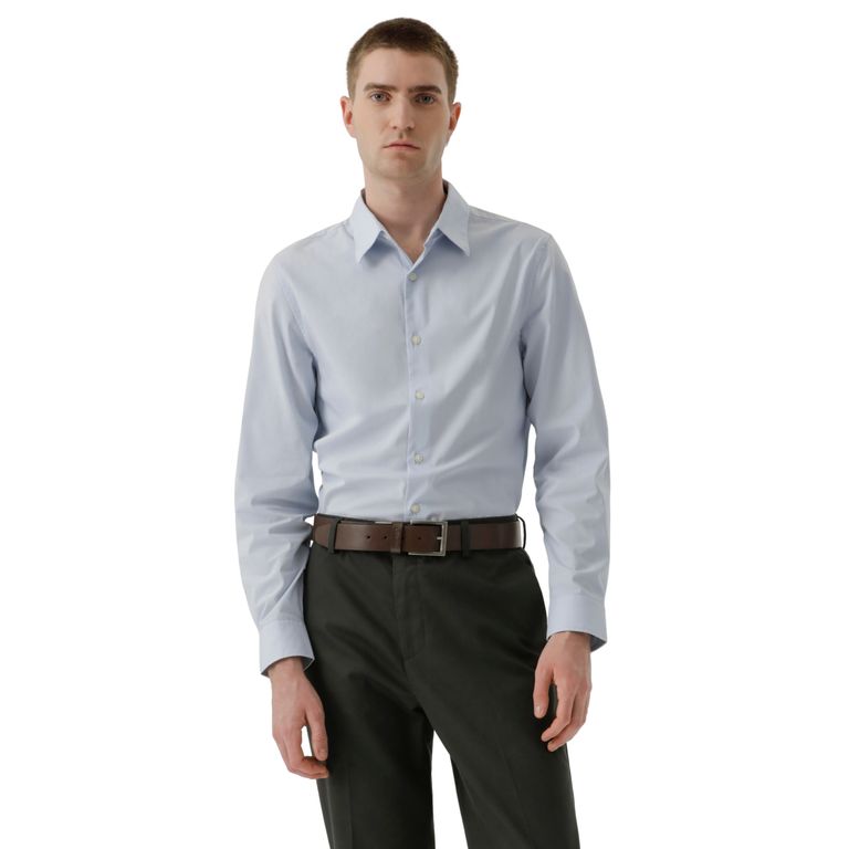 Camisa Algodón Regular Casual Hombre