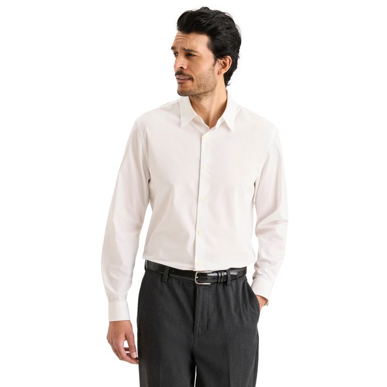Camisa Algodón Regular Casual Hombre