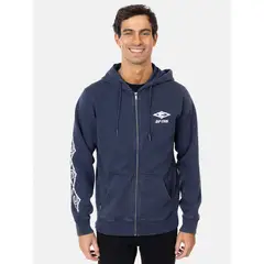 RIP CURL - Polera Fullzipper Algodón Hombre