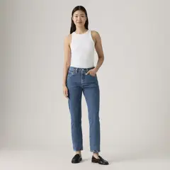 LEVIS - Jean Straight Tiro Medio Mujer