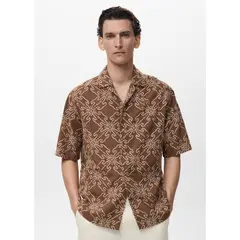 MANGO - Camisa Saona Casual Hombre Man