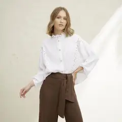 BASEMENT - Blusa Manga Larga Mujer