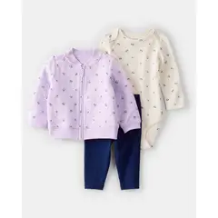 CARTER'S - Conjunto Bebé Niña 3 Piezas Carters
